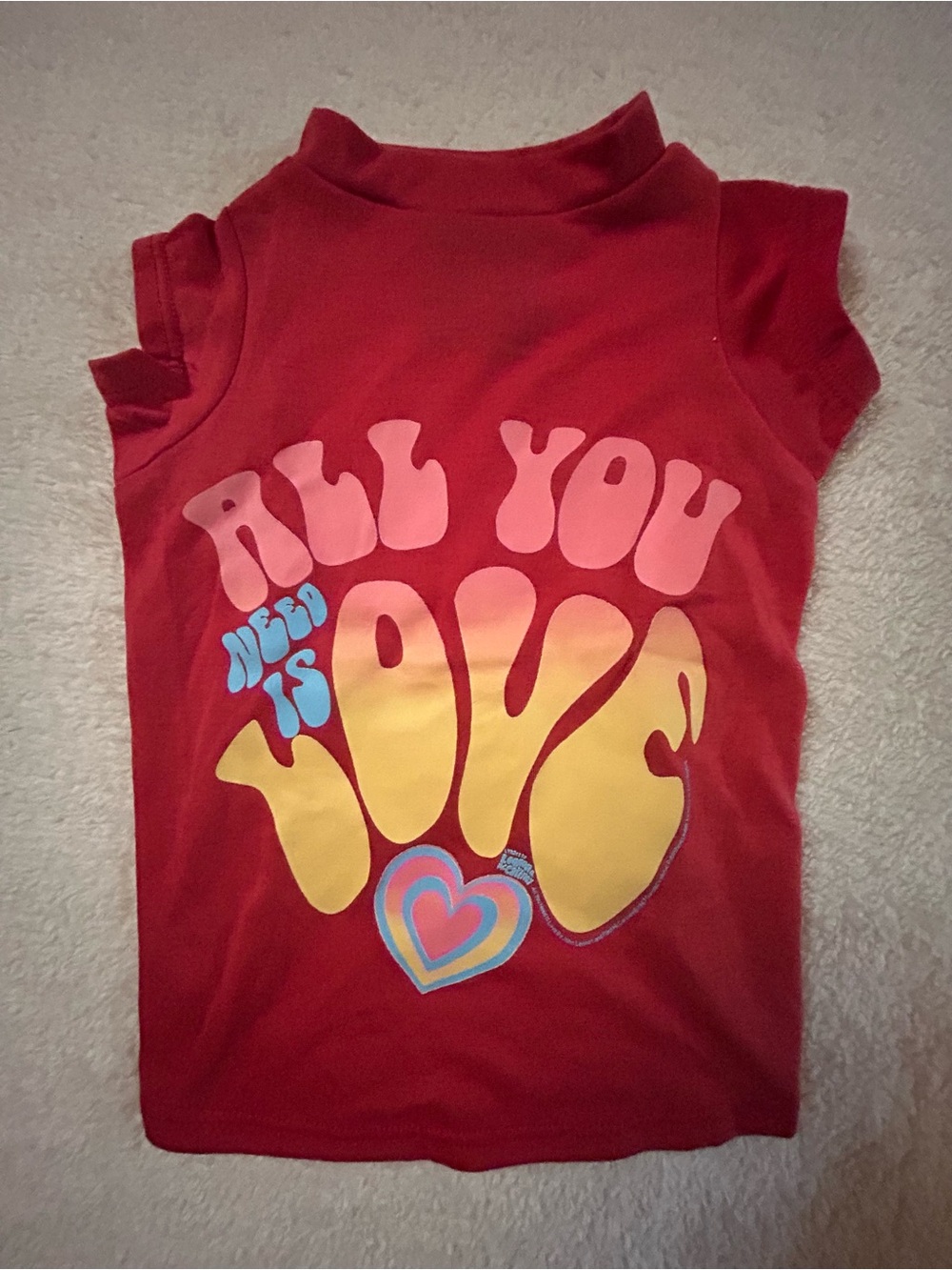 All You Need Is Love Dog Shirt
